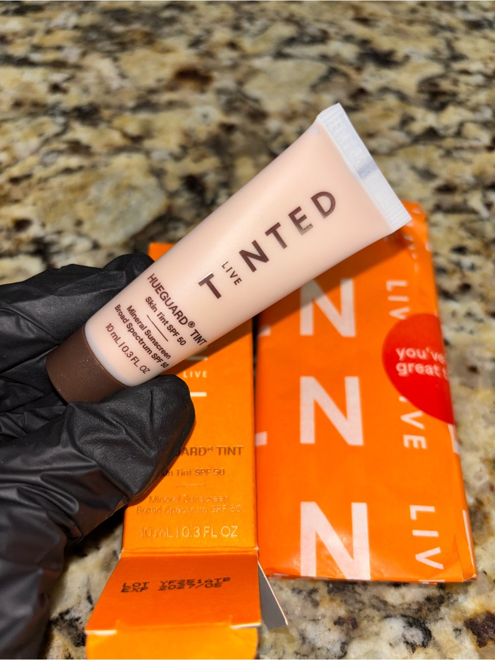Live Tinted HUEGUARD Tint - Sheer Peach SPF 50 Tinted Sunscreen